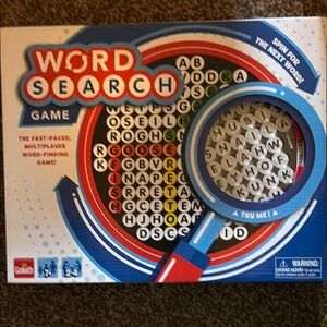 Word Search Game - Red, Blue, White